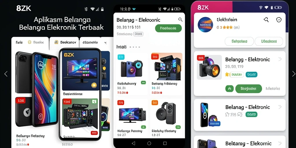 Tampilan antarmuka 8ZK yang sederhana dan menarik.