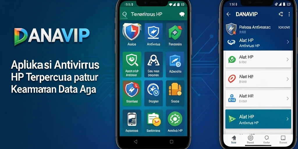 Antarmuka pengguna DANAVIP yang intuitif dan mudah digunakan.