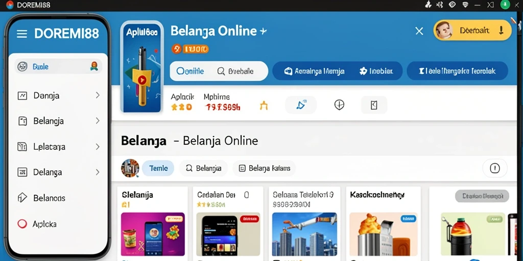 Antarmuka DOREMI88 yang menarik dan mudah digunakan.