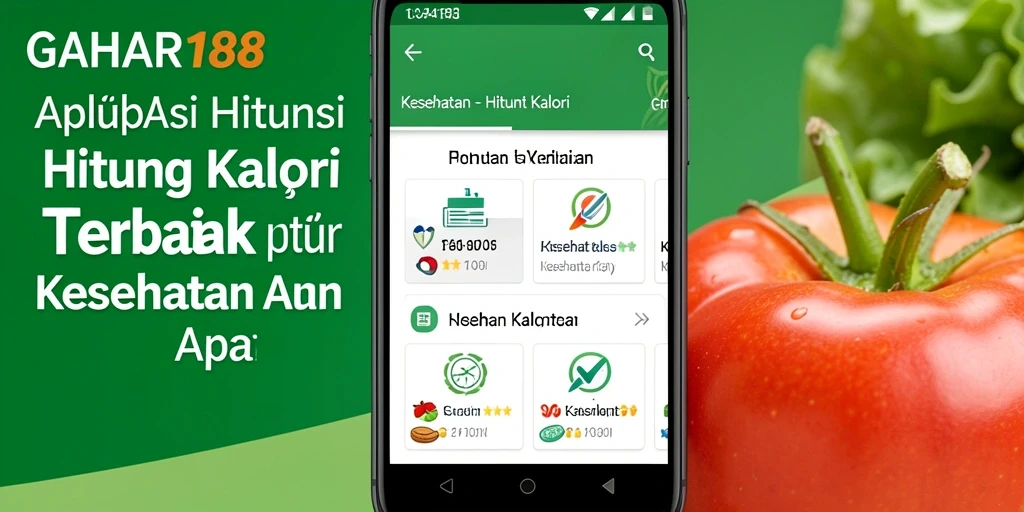 Antarmuka GAHAR188 yang intuitif untuk menghitung kalori.