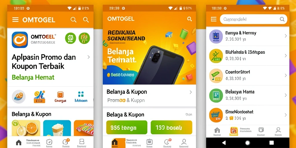 Tampilan antarmuka OMTOGEL yang menarik dan mudah digunakan.