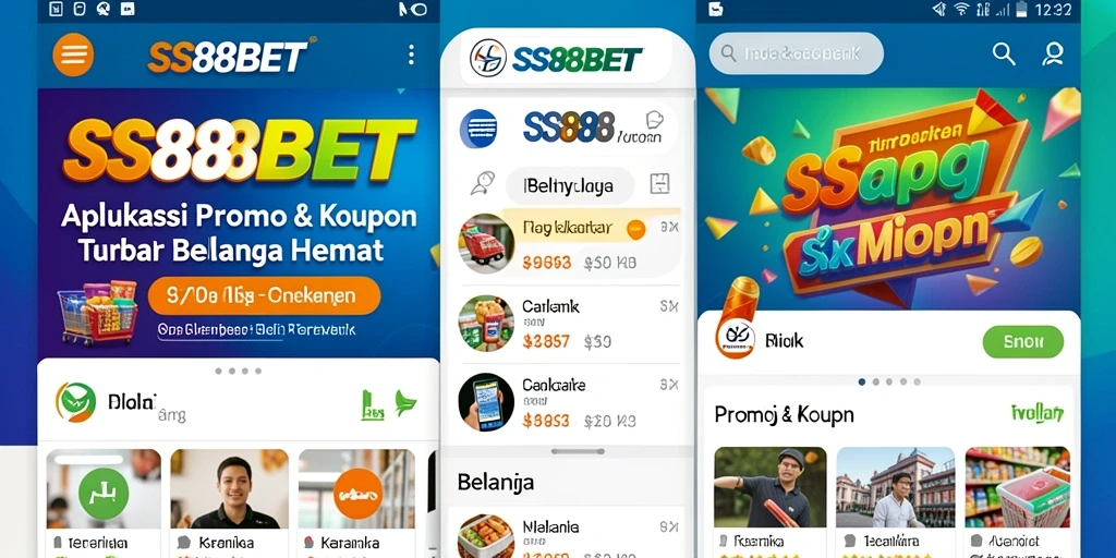 Antarmuka SS88BET menampilkan berbagai kupon menarik untuk belanja.